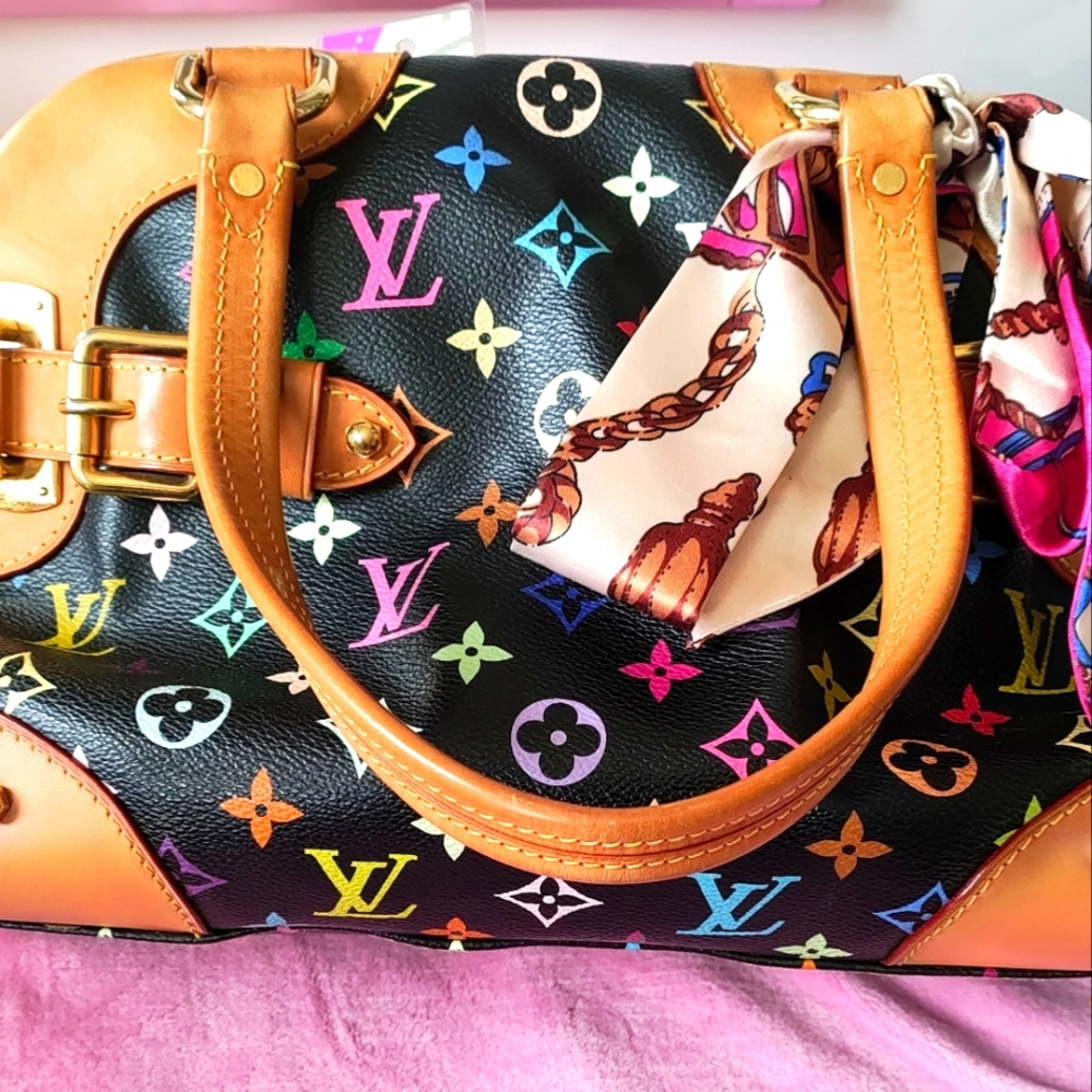Multicolor Designer Women's Bag Louis Vuitton Multicolor Monogram